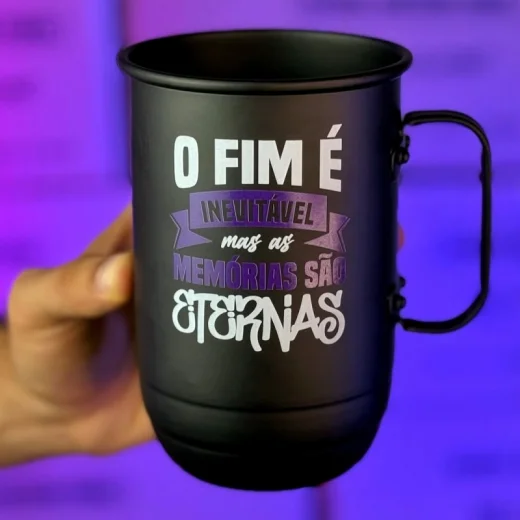 Caneca formatura alumínio